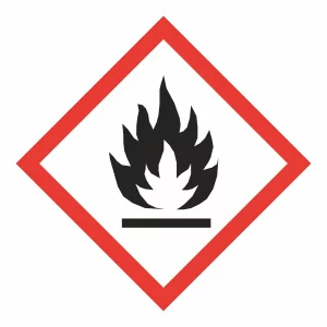 Piktogram för brandfarlig vara